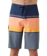 O&#39;Neill Men&#39;s Lennox Stripe Quick-Drying 21 in. Boardshorts Color Block ... - $24.99
