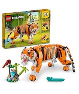 LEGO Creator 3 in 1 Majestic Tiger Building Set Transforms Tiger Panda K... - £38.91 GBP