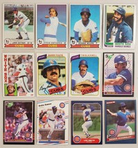 Chicago Cubs Lot of 12 MLB Baseball Cards from 1970&#39;s &amp; 1980&#39;s*- - £10.08 GBP