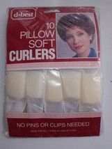 Pillow Soft Curlers  10 d*best Vintage Hair Rollers NOS - £7.90 GBP