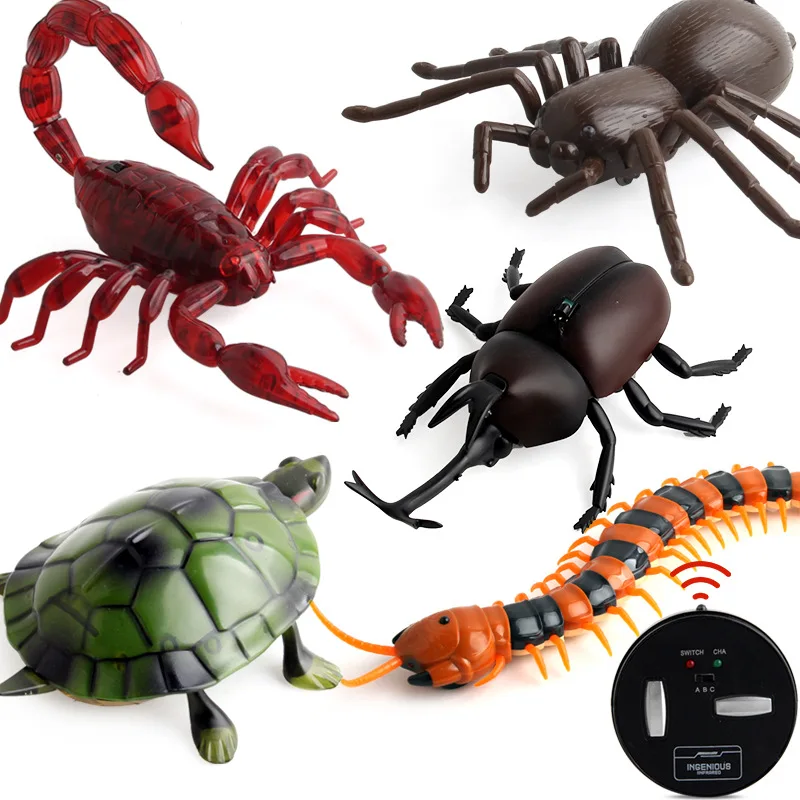 Infrared RC Remote Control Animal Toy Kit Kids Adults Smart Cockroach Spider Ant - £13.75 GBP+