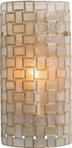 Wall Sconce KALCO ROXY Casual Luxury 2-Light Oxidized Gold Leaf Capiz Shell Dry - £694.51 GBP