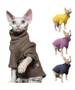 Winter Cozy Pet Pullover: Stylish Warmth for Sphynx Cats &amp; Small Dogs - £26.19 GBP