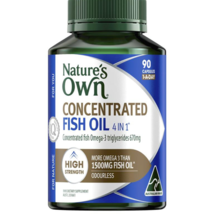 Nature&#39;s Own Fish Oil 4 in 1 Concentrated - 90 Capsules - £73.80 GBP