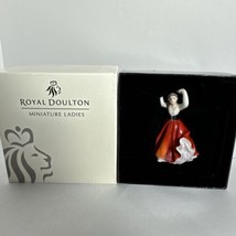 Royal Doulton Porcelain Miniature Ladies Figurine &quot;Karen&quot; Dancing 2” - £23.34 GBP