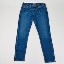 Levis Signature Modern Skinny Womens Jeans Size 8M Blue Stretch Dark Wash - £18.34 GBP