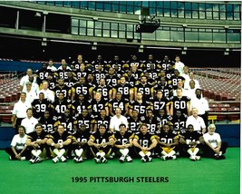 1995 PITTSBURGH STEELERS 8X10 TEAM PHOTO NFL FOOTBALL PICTURE - $4.94