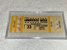 The Lawrence Welk Show 1977 Unused Concert Ticket Selland Arena Fresno Ca Usa Y - £9.57 GBP