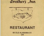 Brother&#39;s Inn Menu Old Alabama Kenney&#39;s Alley Underground Atlanta Georgia - $44.46