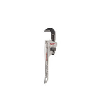 Milwaukee 48-22-7210 10-in. Overbite Jaw Aluminum Pipe Wrench, Dual Coil Springs - $94.99