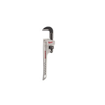 Milwaukee 48-22-7210 10-in. Overbite Jaw Aluminum Pipe Wrench, Dual Coil Springs - $96.99