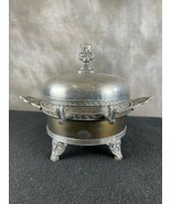 Aurora Butter Dish  #118 Warranted Triple Plate  SP M.F.G Co - $57.42