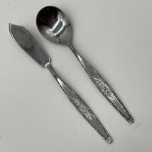 Stylecraft SYF2 Japan Sugar Spoon Butter Knife Stainless Flatware Lot 2 ... - $5.41