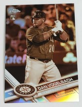 2017 Dan Vogelbach Topps Chrome Rookie Mlb Baseball Card Refractor Rc # 86 Sport - £4.09 GBP