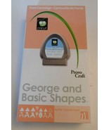 Cricut Provo Craft George and Basic Shapes Font Cartridge  - £23.60 GBP