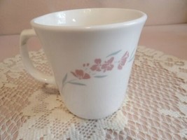 Vintage Corelle Corning Silk Blossoms Mug Cup Rare Discontinued Pink Flo... - £3.55 GBP