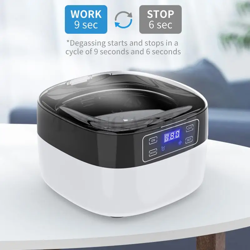 30W Smart Degasing Ultrasonic Cleaner Lave-Dishes Portable Washing Machine - £82.10 GBP