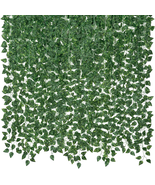 14 Pack 98Ft Artificial Ivy Garland, Fake Vines UV Resistant Greenery Le... - $246.69 MXN