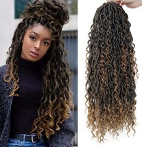 Faux Locs with Curly End Soft Locs and Goddess  - $9.00+