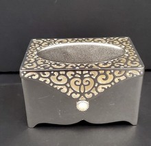 Things Remembered Silver Plated Filigree Ring Jewelry Trinket Box  4x2.5&quot; &amp; 2.5&quot; - £9.13 GBP