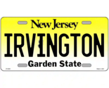 Irvington New Jersey Metal Sign - $15.00
