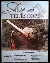 Sky And Telescope Magazine November 1975 mbox1526 Tokyo Observatory Today - £3.84 GBP