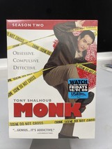 Monk - Season 2 (4-DVD, 2005, Widescreen) Tony Shalhoub, NEW - £7.85 GBP