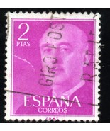  1955 Spain Postage Stamp - Definitive Issue -General Franco - Scott # 830 - $2.99