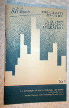 1969 bklet The Climate of Cities -Survey of Recent Literature, urban climatology - £8.88 GBP