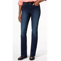 Charter Club Womens Petite 2PS Willow Dark Wash Straight Leg Jeans NWT BJ24 - $29.39