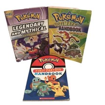 Pokemon Lot 3 : Ultimate Handbook Updated Ed, Legendary &amp; Mythical, 1st ... - $18.58