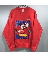 VTG Genuine Mickey Mouse Florida Graphic Print Crewneck Sweatshirt Sz L ... - £24.22 GBP