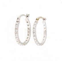 Women&#39;s Earrings 14kt White Gold 375782 - £156.74 GBP