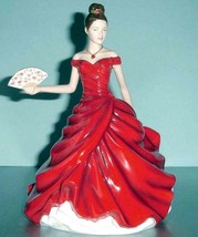 Royal Doulton Marie Pretty Ladies Figurine in Red Gown 2012 #HN5604 New - £196.51 GBP