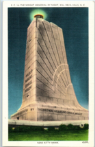 The Wright Memorial by Night Kill Devil Hills North Carolina Postcard - £5.37 GBP