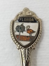 Flamingo Florida Spoon Souvenir Palm Tree Beach State Vintage - £8.85 GBP