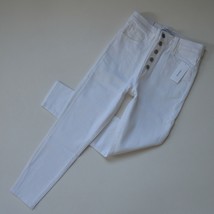 NWT J Brand Lillie High Rise Crop Skinny in White Photo Ready HD Stretch Jean 30 - £56.37 GBP