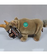 Jungle Joe Safari Friends Rusty The Rhino Stuffed Animal Plush Toy 10” T... - £6.36 GBP