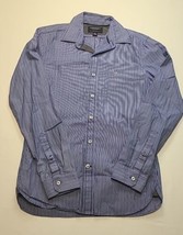 American Eagle Outfitters Mens Sz XS Striped Slim Fit Long Sleeve Button Up - £10.07 GBP