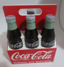Coca-Cola 6 Pack CERAMIC COOKIE JAR ENESCO 1996 8.5 X 6 X 10.5 INCHES NE... - $28.22