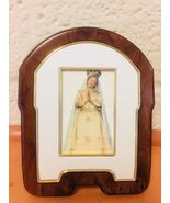 Blessed Mother Antique Image on Acrylic Picture Frame, From Italy - $255.55 MXN