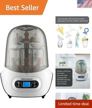 Baby Bottle Sterilizer and Dryer Machine – Electric Steam Sterilization ... - $143.73