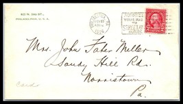 1926 US Cover - Philadelphia, Pennsylvania to Norristown, PA X8 - £2.32 GBP