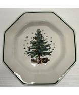 Nikko Christmastime 11&quot; Octagonal Dinner Plate No Cracks - £9.90 GBP