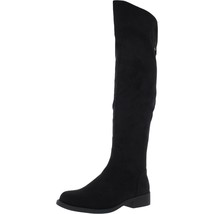 Sun + Stone Women&#39;s Allicce Faux Suede Over-The-Knee Boots Black 9.5M B4HP - £23.52 GBP