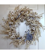 Large Buffalo Check Summer Wreath Checked Wall Decor Checkered Courtly W... - $1,311.51 MXN