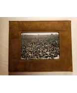 WOODSTOCK BETHEL NEW YORK IN CLASSIC VINTAGE BROWN SUEDE FRAME FRAMED 10... - $977.89 MXN