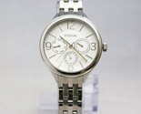 New Fossil BQ3126 Modern Courier Chronograph Silver Stainless Women Watch - $106.92