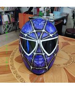 BLAU SPIDERMAN CUSTOM MOTORRADHELM - $338.78