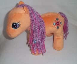 My Little Pony Sew And So 2006 Orange Stuffed Animal Plush Toy Pink Purple - £13.50 GBP